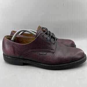 Mephisto Marlon Dress Oxford Men Size 12 Burgundy Leather Comfort Plain Toe Shoe